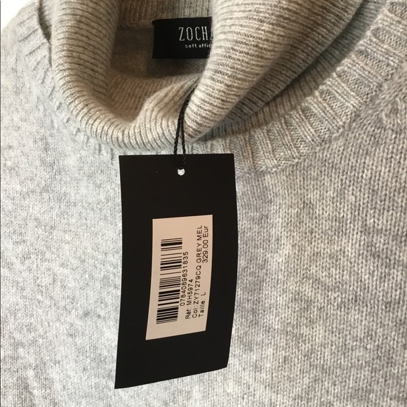 NWT Zocha Turtleneck Cashmere Sweater - Picture 5 of 7